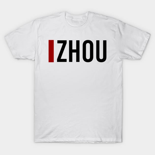 Guanyu Zhou Driver Name - 2022 Season #2 T-Shirt by GreazyL
